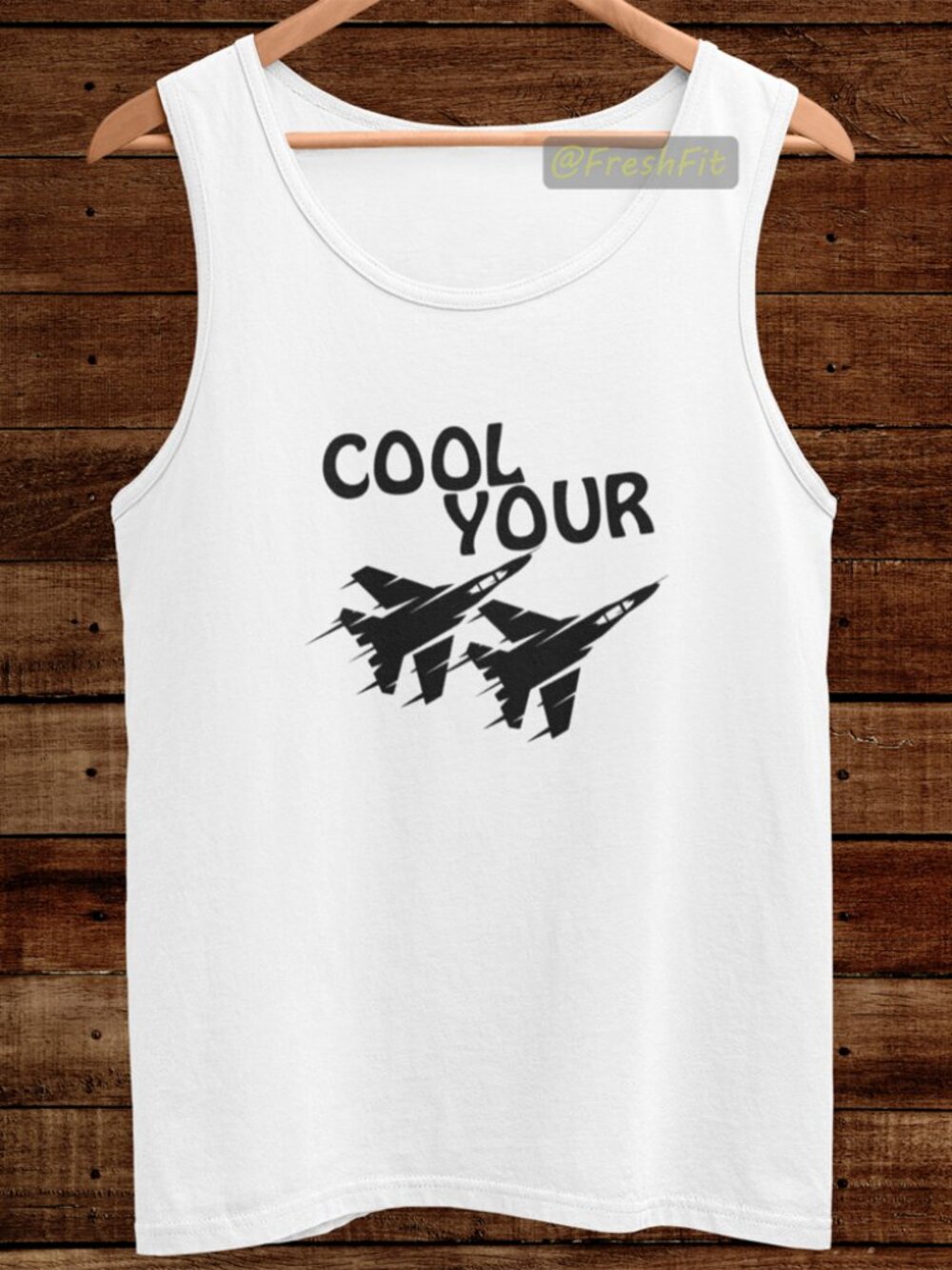 🆕Cool Your Jets White Tank Top